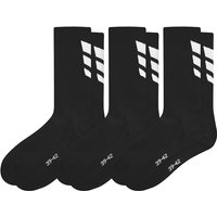 3er Pack erima 3 Wings Sportsocken black 31-34 von erima