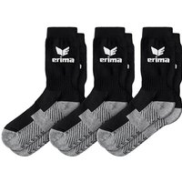 3er Pack erima Sportsocken schwarz 35-38 von erima
