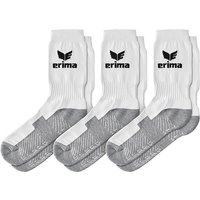 3er Pack erima Sportsocken weiß 31-34 von erima