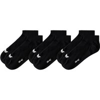 3er Pack erima Füßlinge Sneakersocken schwarz 43-46 von erima