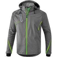 erima Softshelljacke Funktion grey melange/green gecko M erima Softshelljacke Funktion grey melange/green gecko M von erima