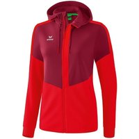 erima Squad Trainingsjacke mit Kapuze Damen bordeaux/red 44 erima Squad Trainingsjacke mit Kapuze Damen bordeaux/red 44 von erima