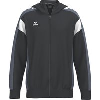 erima Celebrate 125 Trainingsjacke mit Kapuze Kinder schwarz/slate grey 152 von erima