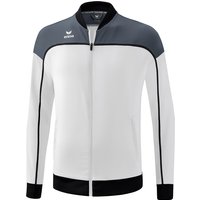 erima Change Präsentationsjacke Kinder weiß/slate grey/schwarz 152 von erima