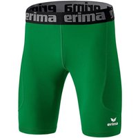 erima Elemental Tight kurze Funktionshose Kinder smaragd green 128 von erima