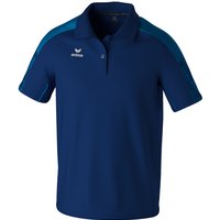 erima EVO STAR Poloshirt Erwachsene new navy/mykonos blue 4XL von erima
