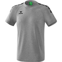 erima Essential 5-C T-Shirt grey-melange/black 3XL von erima