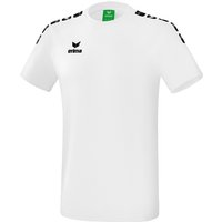 erima Essential 5-C T-Shirt white/black M von erima