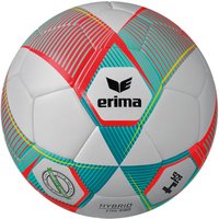 erima Hybrid Lite 290g Leicht-Fußball fiery-coral/petrol 4 erima Hybrid Lite 290g Leicht-Fußball fiery-coral/petrol 4 von erima