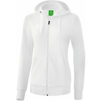 erima Kapuzenjacke Damen white 40 von erima