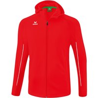 erima Liga Star Trainingsjacke mit Kapuze Kinder rot/weiß 116 von erima