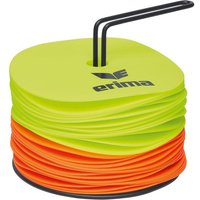 erima Markierungsscheiben Set 24 Stück neon gelb orange erima Markierungsscheiben Set 24 Stück neon gelb orange von erima