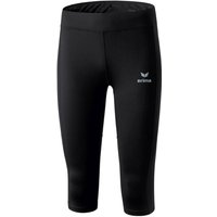 erima Performance 3/4 Laufhose Damen schwarz 40 von erima