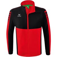 erima Six Wings Funktionsjacke mit abnehmbaren Ärmeln rot/schwarz XL erima Six Wings Funktionsjacke mit abnehmbaren Ärmeln rot/schwarz XL von erima