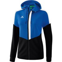 erima Squad Trainingsjacke mit Kapuze Damen new royal/black/white 34 von erima