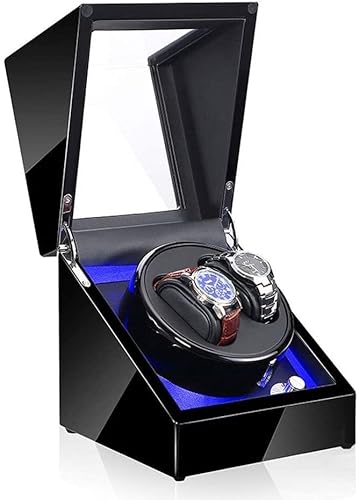 erkebspm Automatic Winder, 5 Adjustment Mode LED Watches Storage Display Case Box von erkebspm