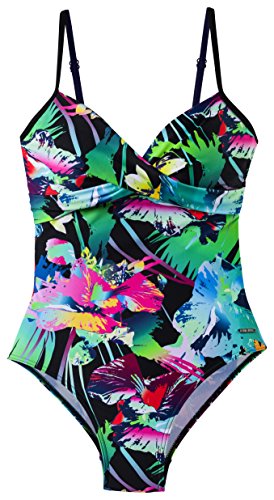 Etirel Damen Marinna Tropical Badeanzug, Mehrfarbig, 40B Etirel Damen Marinna Tropical Badeanzug, Mehrfarbig, 40B von Etirel