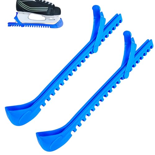 eurNhrN Eislaufabdeckungen 1 Paar Universal einstellbare Eis Skate Guards PXC Skate Protector Eislaufzusatz, blau, blau von eurNhrN