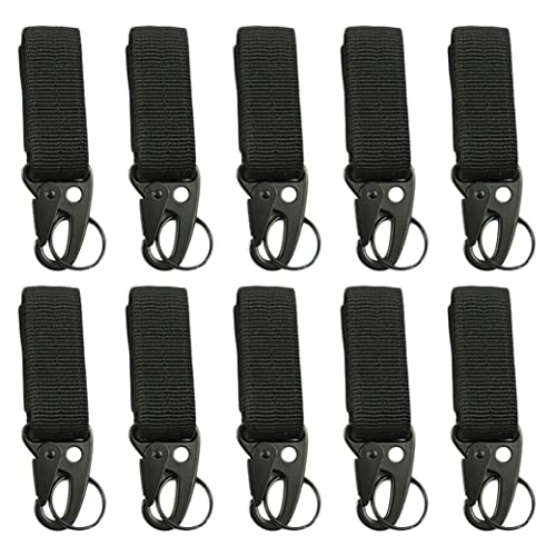 eurNhrN Sportartikel Hängende Gürtel Carabiner Clip -Gurtbandschnalle -Gurtschlüssel Ring Rucksack Hakenclip für Camping 10pcs von eurNhrN