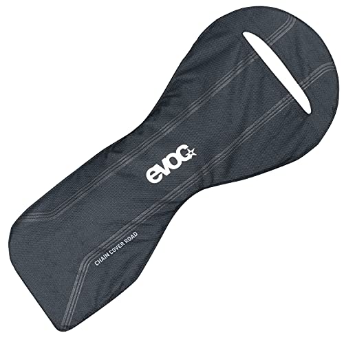 EVOC CHAIN COVER ROAD Fahrrad Rahmenschutz, Fahrradkoffer (hochwertige Fahrradketten Abdeckung, Fahrradtasche für die meisten Straßenfahrräder, Velcro-Fixierung, Schutz vor Schäden), Schwarz von EVOC