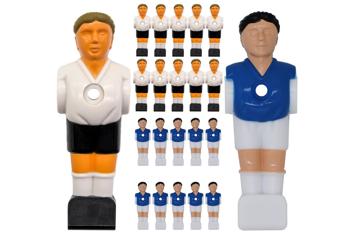 eyepower Kickertisch 22 Tischkicker Figuren 16mm - Deutschland vs. Frankreich, Tischfussball Spieler eyepower Kickertisch 22 Tischkicker Figuren 16mm - Deutschland vs. Frankreich, Tischfussball Spieler von eyepower