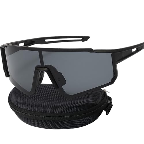 Sportbrille Fahrradbrille Sonnenbrille für Herren und Damen,Schutz Windschutz Radsportbrille für Outdooraktivitäten Autofahren Fischen Laufen Wandern (eisenhaltig) von faliring