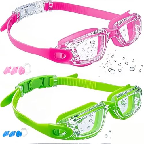 faliring Schwimmbrille Kinder, 2 Stück taucherbrille kinder Junior 3-15 Jahre, Gläsern Wassersport Schwimmbrillen Swimming Goggles Geschenke für Mädchen Jungen faliring Schwimmbrille Kinder, 2 Stück taucherbrille kinder Junior 3-15 Jahre, Gläsern Wassersport Schwimmbrillen Swimming Goggles Geschenke für Mädchen Jungen von faliring