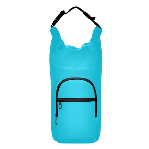 famyily Blauer Flaschenhalter, faltbar, isoliert, Wasserflaschen-Gürtelhalter, passend für 590 ml, 680 ml, 907 ml, 1134 ml Flaschen von famyily