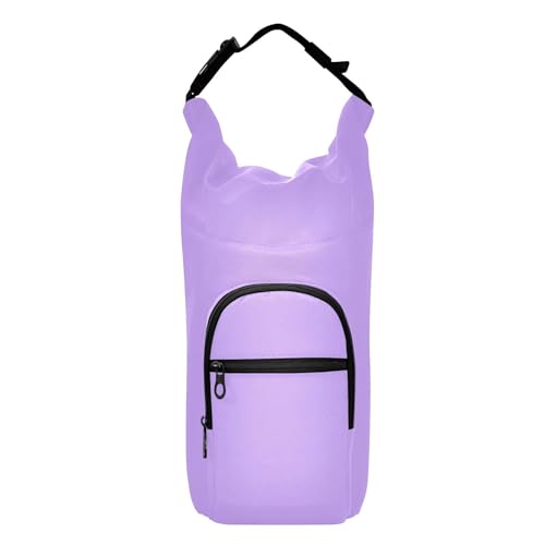 famyily Wasserflaschenhalter, funktionelle isolierte Tasche für Wasserflaschen, Cross-Body-Wasserflaschenhalter, passend für 590 ml, 680 ml, 907 ml, 1134 ml, Violett von famyily