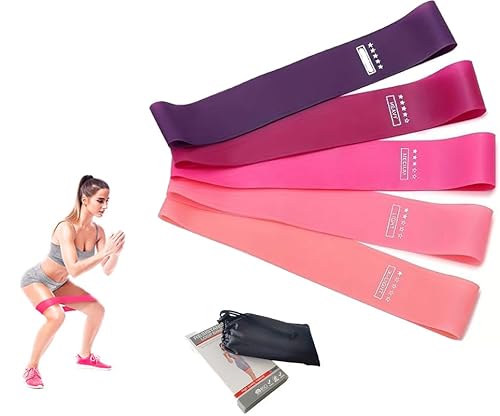 fdsmall Widerstandsbänder für Fitness, 5er Set, Hautfreundliche Resistance Fitness Übung Loop Bands mit 5 Widerstandsstufen, Workout Widerstandsbänder für Krafttraining Yoga Gym Pilates Fitness fdsmall Widerstandsbänder für Fitness, 5er Set, Hautfreundliche Resistance Fitness Übung Loop Bands mit 5 Widerstandsstufen, Workout Widerstandsbänder für Krafttraining Yoga Gym Pilates Fitness von fdsmall