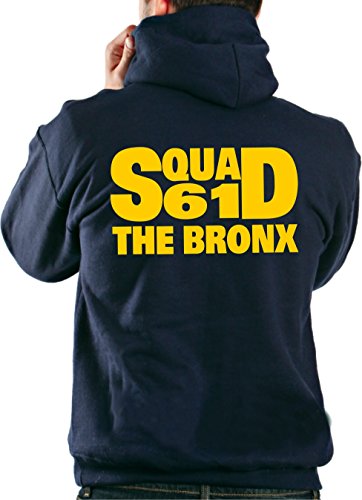 Hoodie Navy, Squad 61 The Bronx New Yorker Feuerwehr Hoodie Navy, Squad 61 The Bronx New Yorker Feuerwehr von feuer1