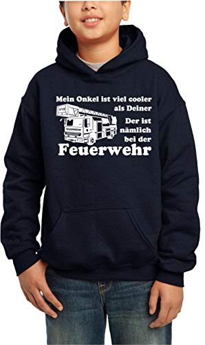 Kinder-Hoodie, "Mein Onkel ist viel cooler als Deiner, der ist nämlich bei der FEUERWEHR" Kinder-Hoodie, "Mein Onkel ist viel cooler als Deiner, der ist nämlich bei der FEUERWEHR" von feuer1