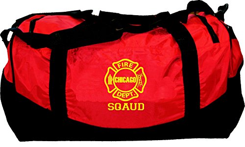 Feuer1 - Chicago Fire Dept. Squad - Rot - 52x30x30 cm, 55 L - Duffelbag Feuer1 - Chicago Fire Dept. Squad - Rot - 52x30x30 cm, 55 L - Duffelbag von feuer1