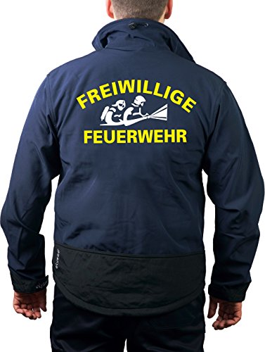 Softshelljacke Navy, Freiwillige Feuerwehr mit AGT von feuer1