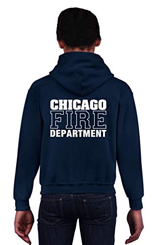 feuer1 Kinder Hoodie Navy, Chicago FIRE DEPTARTMENT, in Weiss feuer1 Kinder Hoodie Navy, Chicago FIRE DEPTARTMENT, in Weiss von feuer1