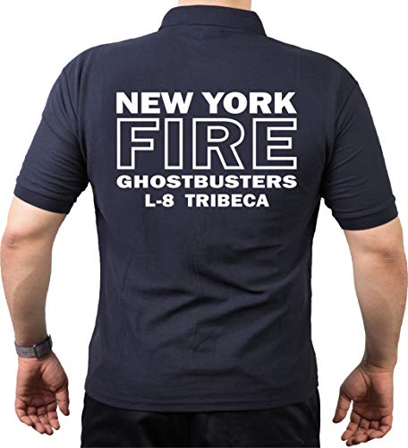 feuer1 Poloshirt Navy, Ghostbusters NYC Ladder 8 Tribeca Manhattan feuer1 Poloshirt Navy, Ghostbusters NYC Ladder 8 Tribeca Manhattan von feuer1