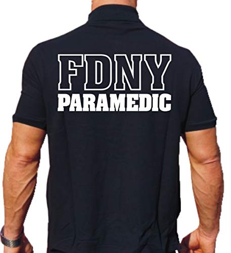 feuer1 Poloshirt Navy, New York Fire Department Paramedic feuer1 Poloshirt Navy, New York Fire Department Paramedic von feuer1