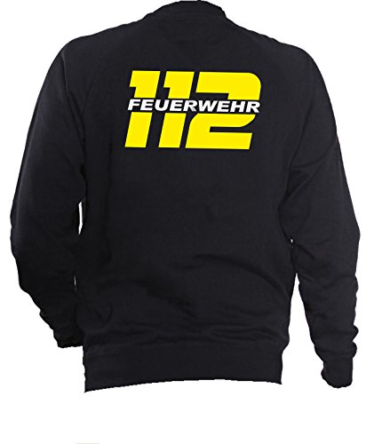 feuer1 Sweatjacke Navy, 112 mit Feuerwehr, Neongelb/Silber feuer1 Sweatjacke Navy, 112 mit Feuerwehr, Neongelb/Silber von feuer1