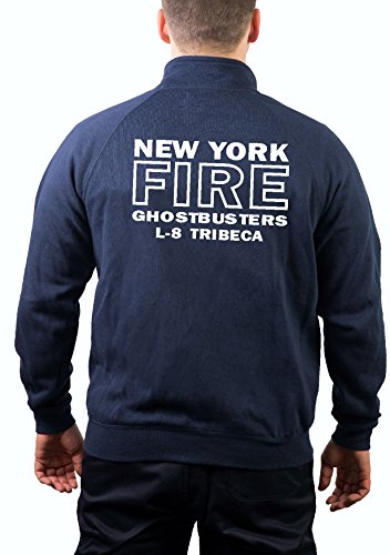 feuer1 Sweatjacke Navy, Ghostbusters NYC Ladder 8 Tribeca Manhattan von feuer1