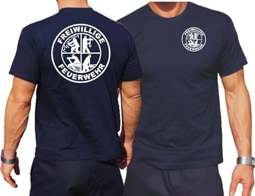 feuer1 T-Shirt FREIWILLIGE Feuerwehr mit Signet von feuer1