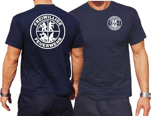 feuer1 T-Shirt FREIWILLIGE Feuerwehr mit Signet von feuer1