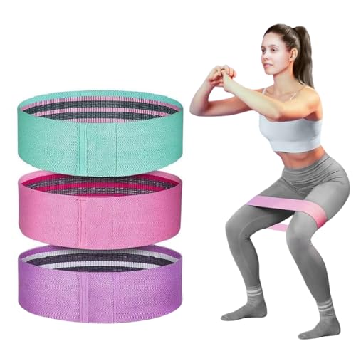 feyiubmen 3pcs Fitnessbänder Set von Resistance Bands für effektives Krafttraining Trainingsband Trio mit 66 cm, 76 cm und 86 cm Hochwertige Bänder für vielseitiges Training von feyiubmen