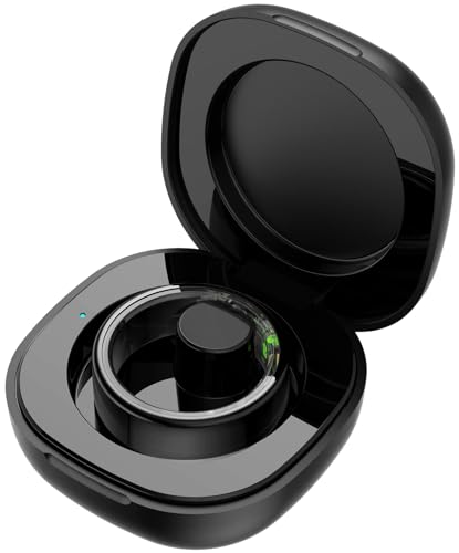 Kabellose Ladecase für Smart Ring R02 Fitness Tracker Ring Ladestation Smart Ring Case von findtime