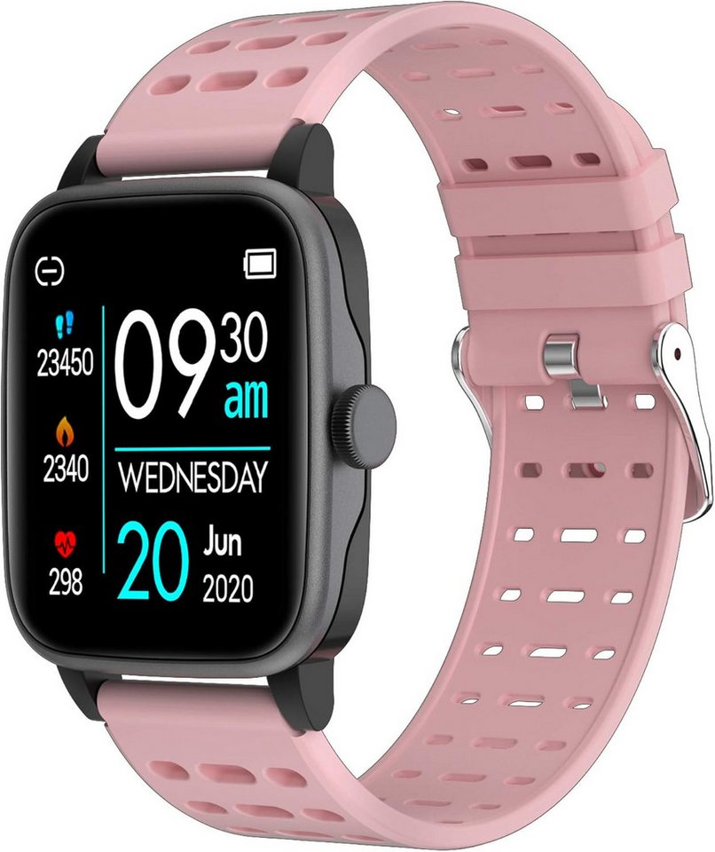 findtime Smartwatch (1,3 Zoll, Android, iOS), IP68 5ATM Wasserdicht Sportuhr, Schrittzähler Musiksteuerung Pulsuhren von findtime