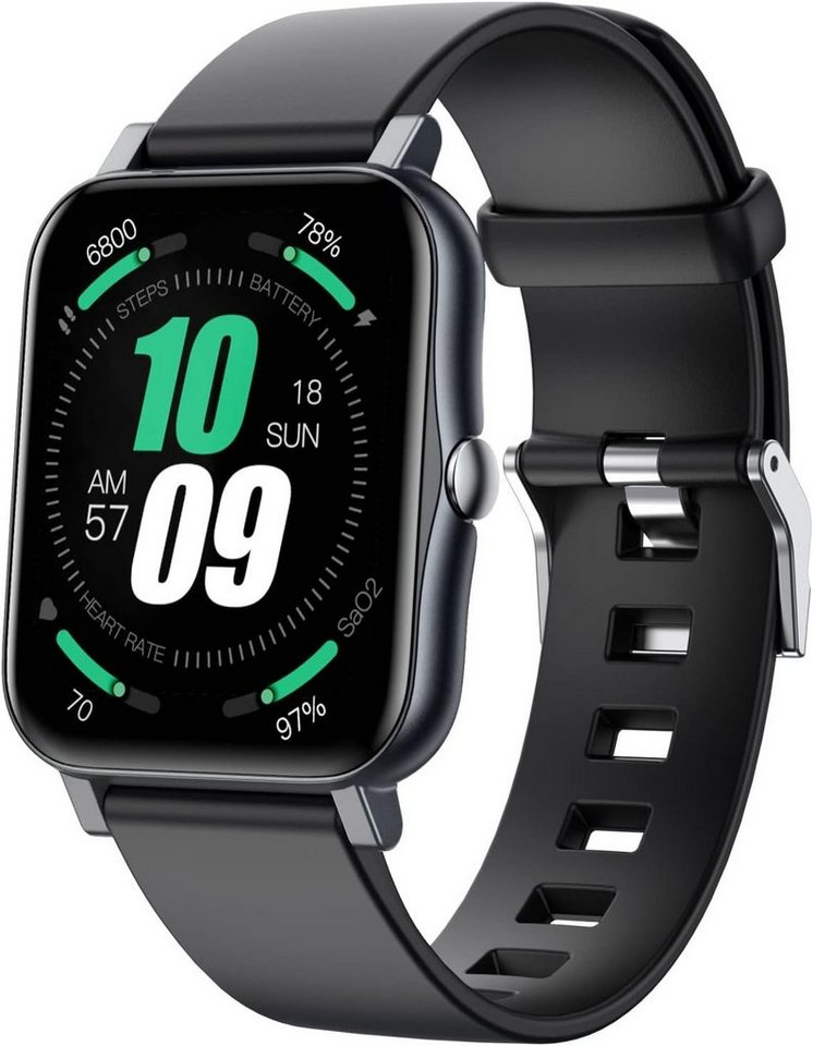 findtime Smartwatch (1,7 Zoll, Android, iOS), mit Fitness Tracker IP68 Sport Watch mit Herzfrequenzmonitor Geeignet von findtime