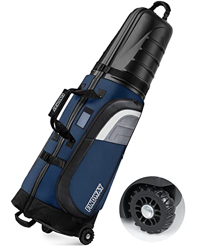 Findway Golf Reisetasche mit Rädern, Hochwertige wasserdichte Golftasche für Reisen und Flüge mit Rädern und Hartem Kopfteil, Schutz für Schläger, Tragbar und Leicht Findway Golf Reisetasche mit Rädern, Hochwertige wasserdichte Golftasche für Reisen und Flüge mit Rädern und Hartem Kopfteil, Schutz für Schläger, Tragbar und Leicht von Findway