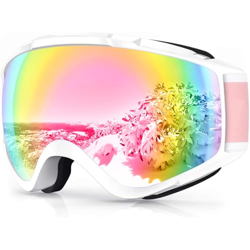 Findway Skibrille, Snowboard Brille für Brillenträger Herren Damen Erwachsene Jugendliche OTG UV-Schutz Kompatibler Helm Anti Fog Skibrillen Sphärisch Verspiegelt Findway Skibrille, Snowboard Brille für Brillenträger Herren Damen Erwachsene Jugendliche OTG UV-Schutz Kompatibler Helm Anti Fog Skibrillen Sphärisch Verspiegelt von Findway