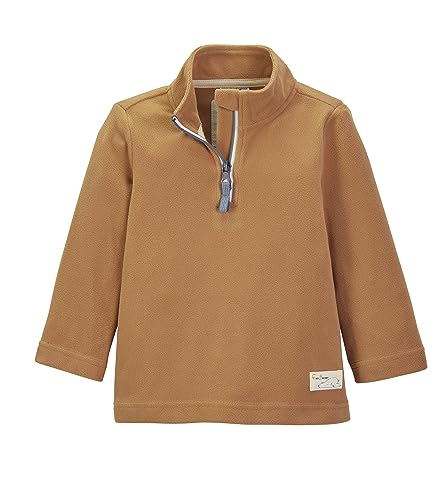 first instinct by killtec Kinder Fleeceshirt/Langarmshirt mit Stehkragen und Reißverschluss FISW 37 MNS FLC SHRT, Camel, 86, 39915-000 von first instinct by killtec