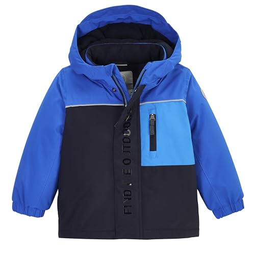 first instinct by killtec Kinder Funktionsjacke/Outdoorjacke mit Kapuze FIOW 22 MNS JCKT, blau, 122, 42263-000 von first instinct by killtec