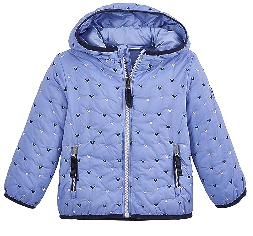 first instinct by killtec Unisex Fios 67 Mns Jckt Wattierte Jacke Mit 3D Effekt Und Kapuze/Outdoorjacke, Blau, 110-116 EU von first instinct by killtec